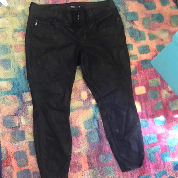 Torrid Black Pleather Straight Leg Pants - Picture 5 of 5
